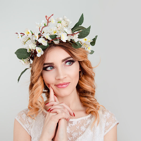 Floral crowns for brides