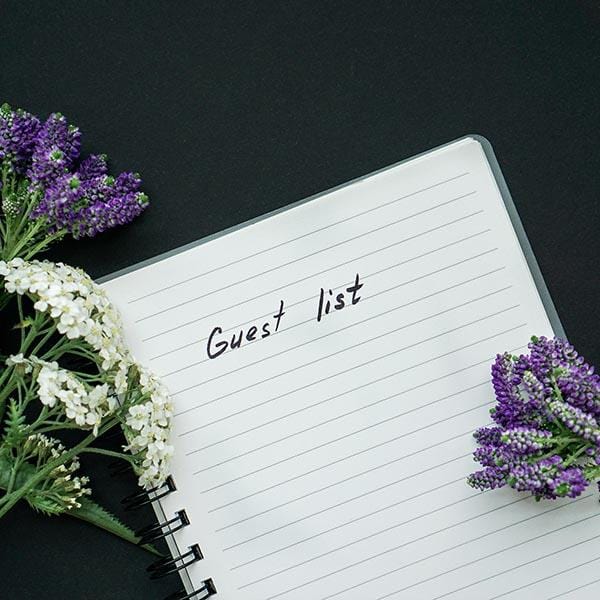 How to Make Your Perfect Wedding Guest List