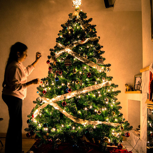 COVID Christmas with sola wood flowers