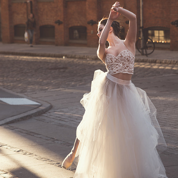 Give sola wood flowers after dance recital